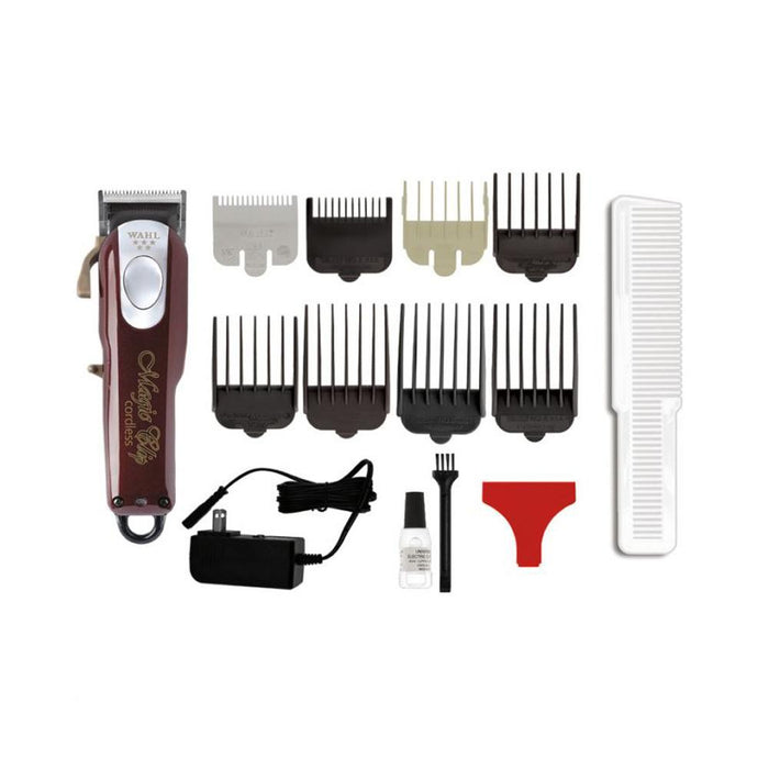 WAHL Professional 5 Star Cordless Magic Clip Clipper with Combs Content included in box