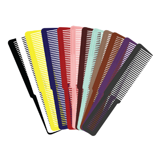 Wahl Large Styling Combs-Assorted Colors - 12 Pack