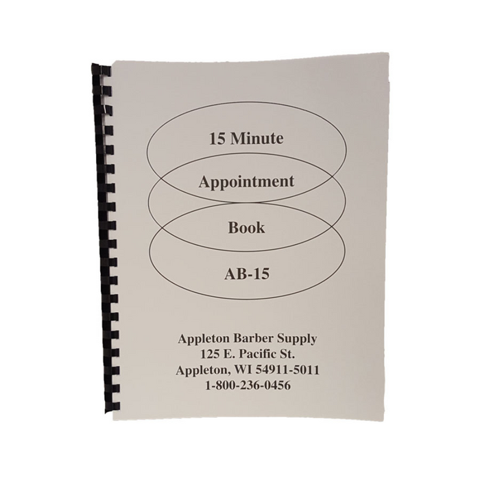 ABS 15-Minute Appointment Book