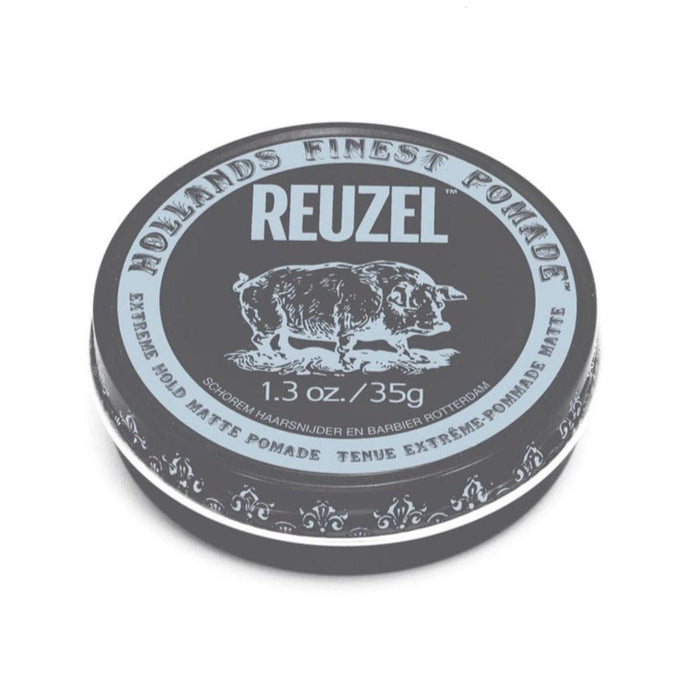 Reuzel Extreme Hold Matte Pomade - Extreme Hold - No Shine - Water Soluble